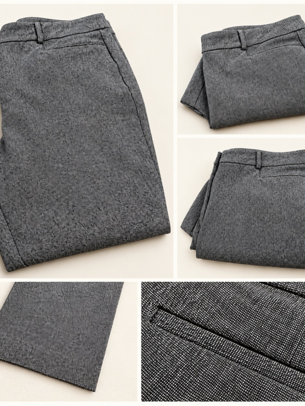 LOFT Curvy The Skinny Black & White Ankle Pants | Size 12